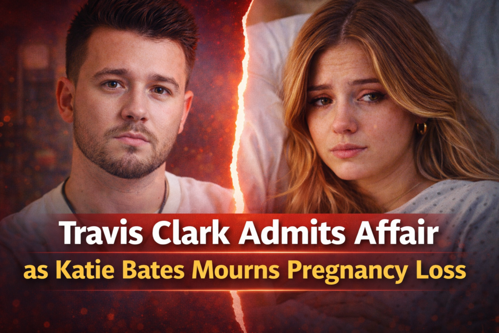 Travis Clark Katie Bates Admits to Affair