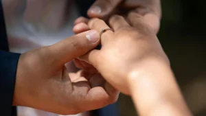 Engagement Ring Happy Couple